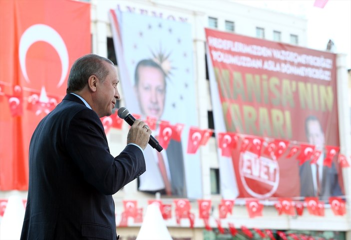 Cumhurbaşkanı Erdoğan Manisa'da