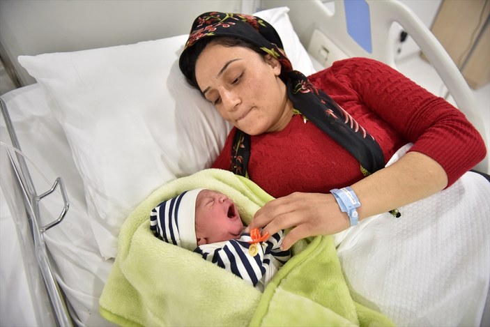 Mersin Şehir Hastanesi'nde ilk doğum