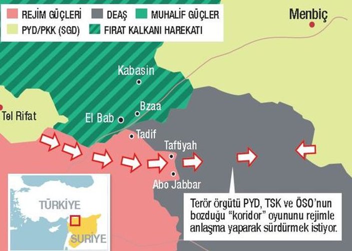 YPG’nin terör kantonunu Esad’ın ordusu birleştiriyor