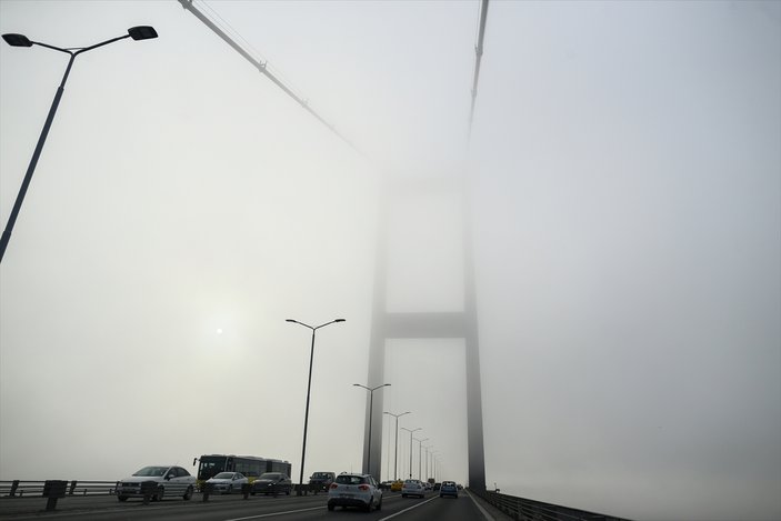 İstanbul genelinde sis etkisi