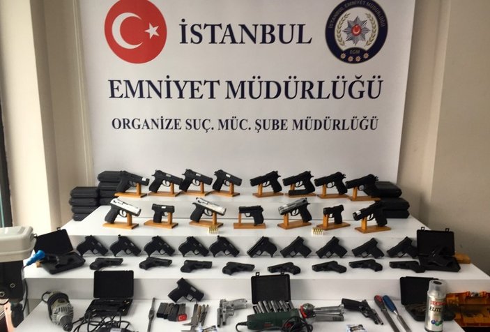 İstanbul'da silah kaçakçısı şebekeye operasyon