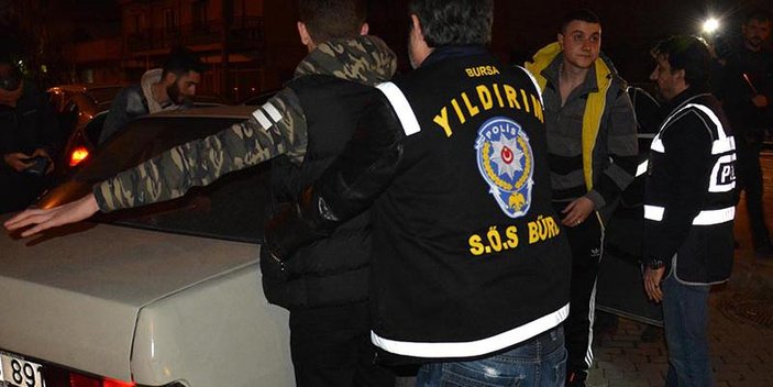 Bursa'da 2 bin polisle asayiş uygulaması