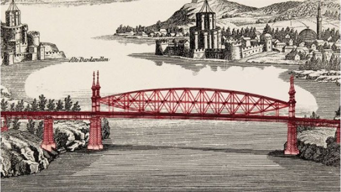 Çanakkale Köprüsü 138 yıl önce projelendirildi