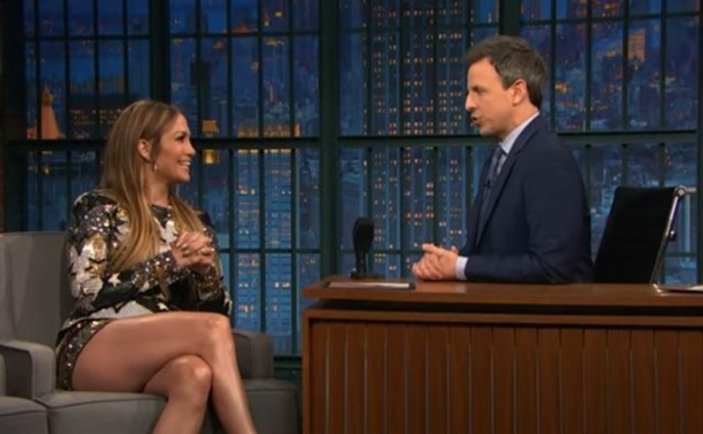 Jennifer Lopez'den bacak şov