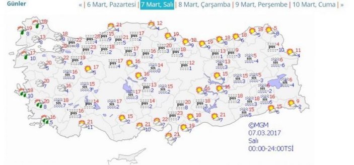 Marmara Bölgesi'nde yağış bekleniyor