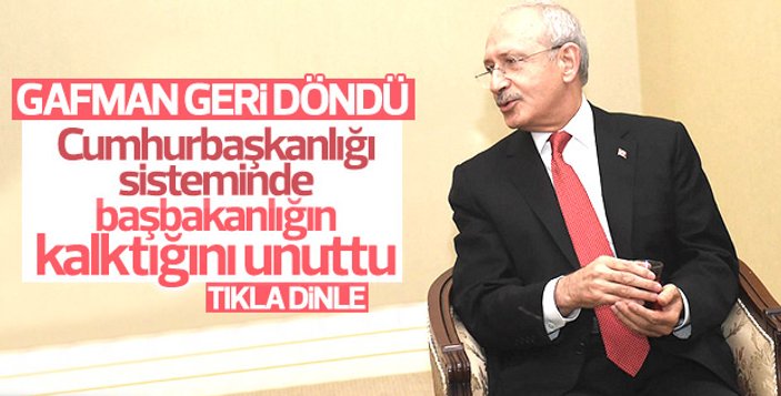 Kılıçdaroğlu'nun gafı Binali Yıldırım'ı güldürdü