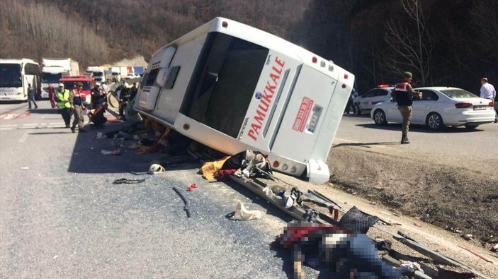 Bursa'da otobüs devrildi: 7 ölü