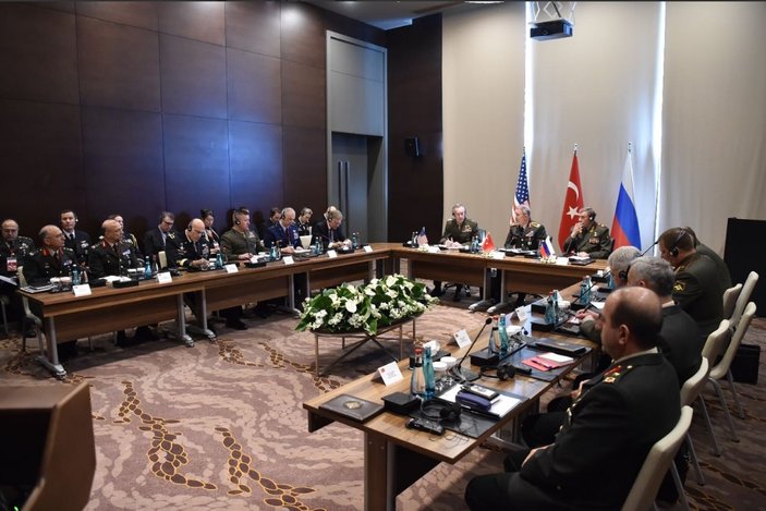 Türk, ABD ve Rus G.Kurmay Başkanları Antalya'da buluştu