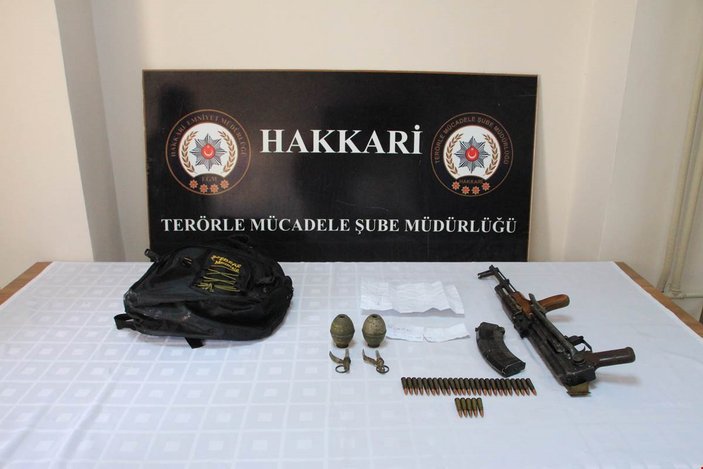 Hakkari'de suikast hazırlığı yapan terörist yakalandı