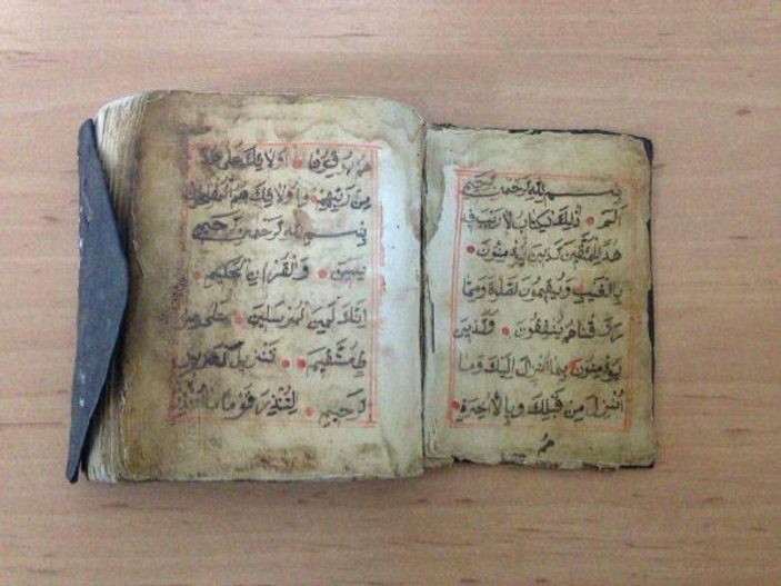 Tekirdağ’da el yazması Kuran-ı Kerim bulundu