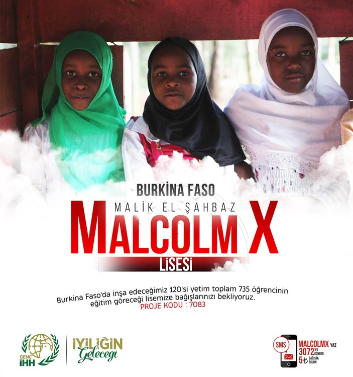 İHH’dan Afrika’ya Malcolm X Lisesi