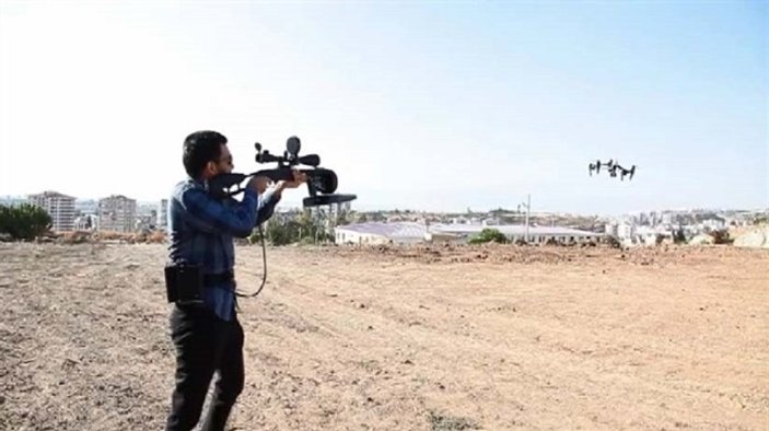 Türk firması Harp Arge'den yerli drone savar İZLE