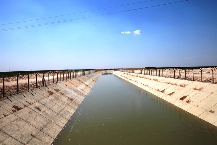 Mardin'de 221 kilometrelik sulama kanalı tamamlanıyor