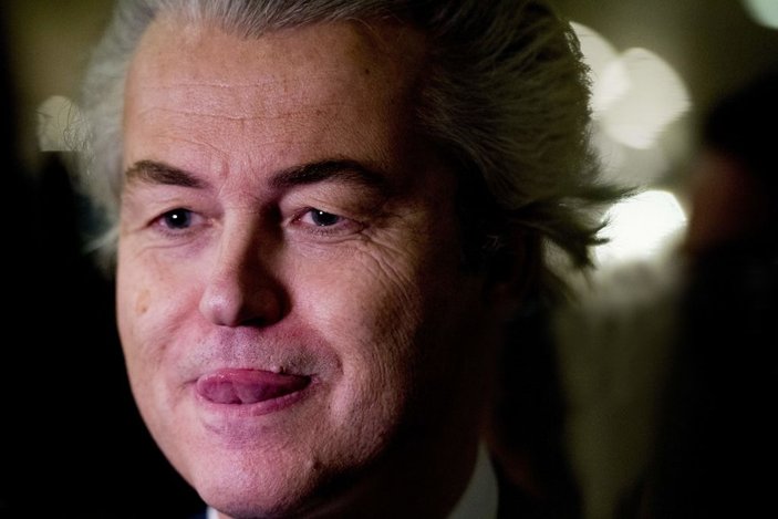 Geert Wilders'in seçim sonuçlarını öğrendiği an