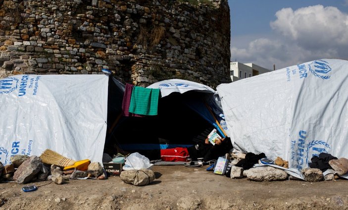 Sakız Adası'ndaki mülteciler zorluklarla mücadele ediyor