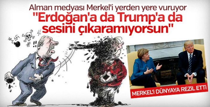 Trump: Merkel'le harika bir görüşme yaptım