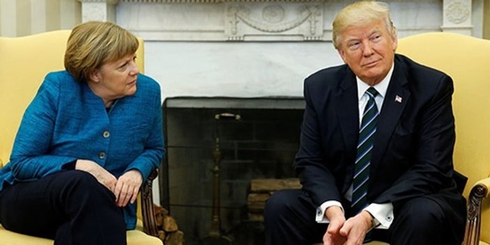 Beyaz Saray'dan Merkel'in elini sıkmayan Trump açıklaması