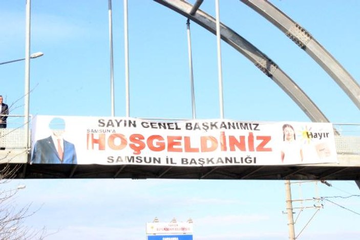 Samsun'da Kılıçdaroğlu'nun afişine saldırı