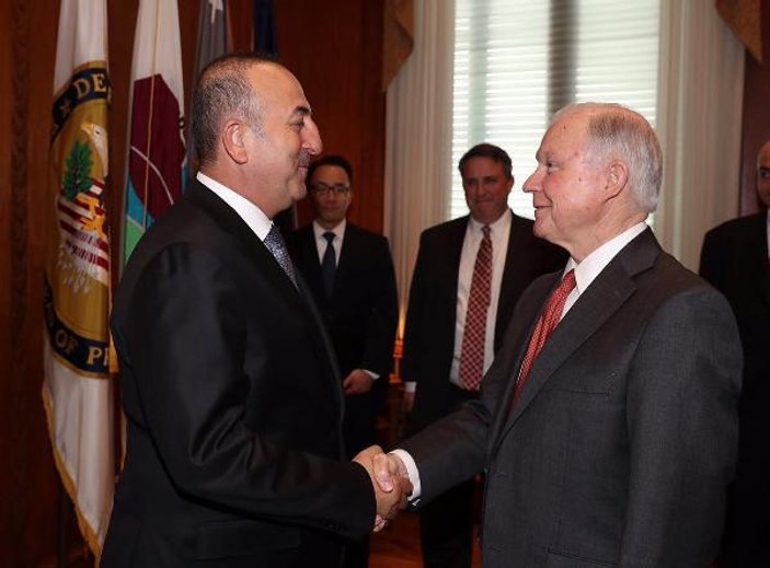 Çavuşoğlu ABD Adalet Bakanı'yla FETÖ ve PYD'yi konuştu