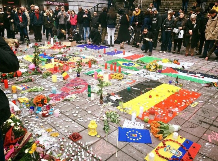 Belçika'da terör kurbanları anıldı