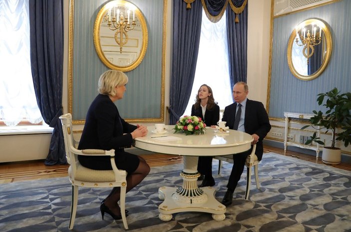 Rusya'da Putin-Le Pen buluşması