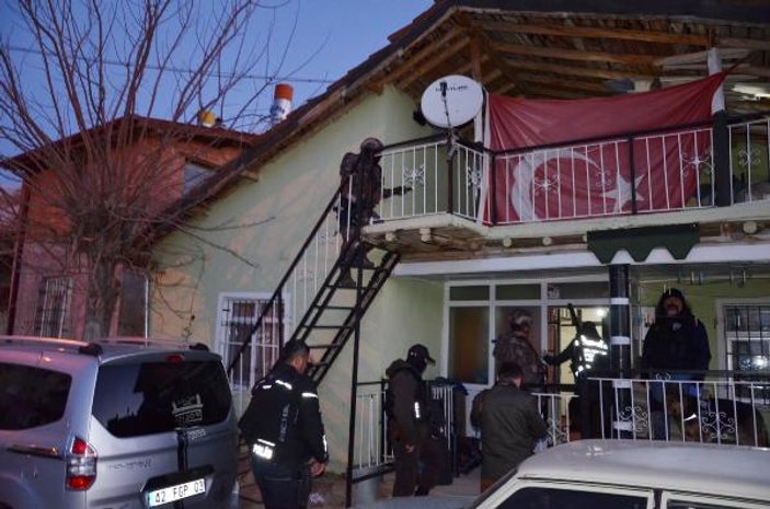 Konya'da 500 polisle uyuşturucu operasyonu