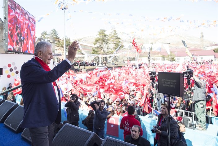Başbakan Yıldırım'ın Bitlis konuşması