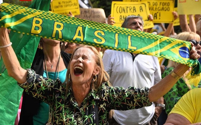 Brezilya'da protesto