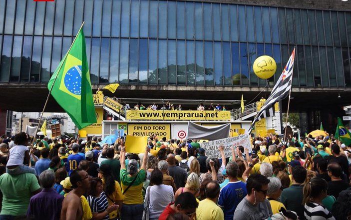 Brezilya'da protesto