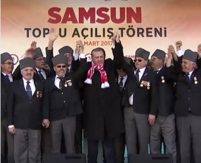 Cumhurbaşkanı Erdoğan'ın Samsun konuşması