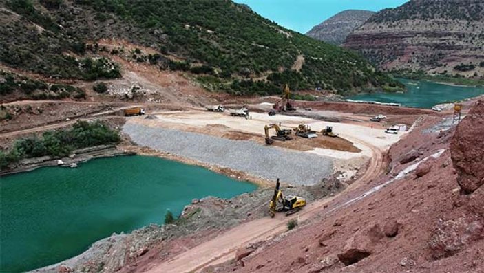 Silvan Barajı'nın yüze 70'i tamamlandı