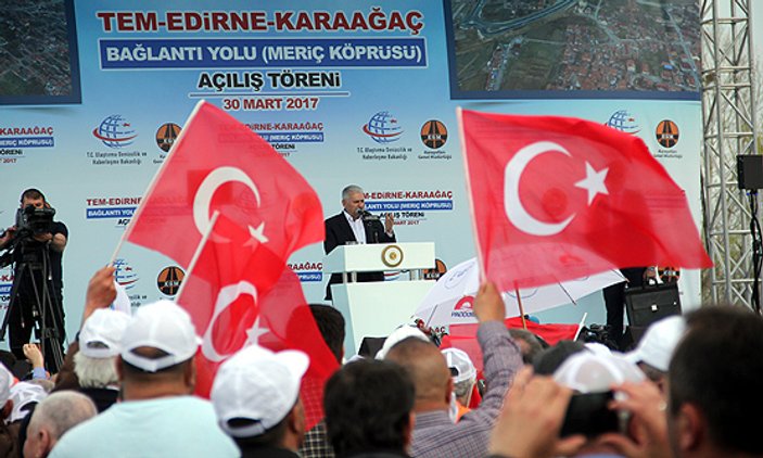 Türkiye'nin en büyük 2. viyadüğü Edirne'de açıldı