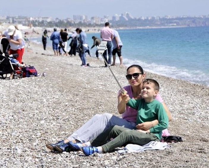 Antalya'ya yaz geldi