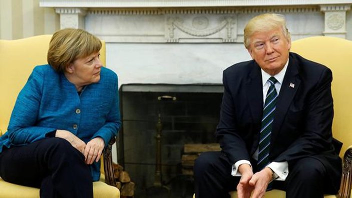 Trump Merkel ile tokalaşma krizine açıklık getirdi