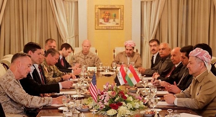 Trump'ın damadı ve ABD heyeti, Barzani ile görüştü