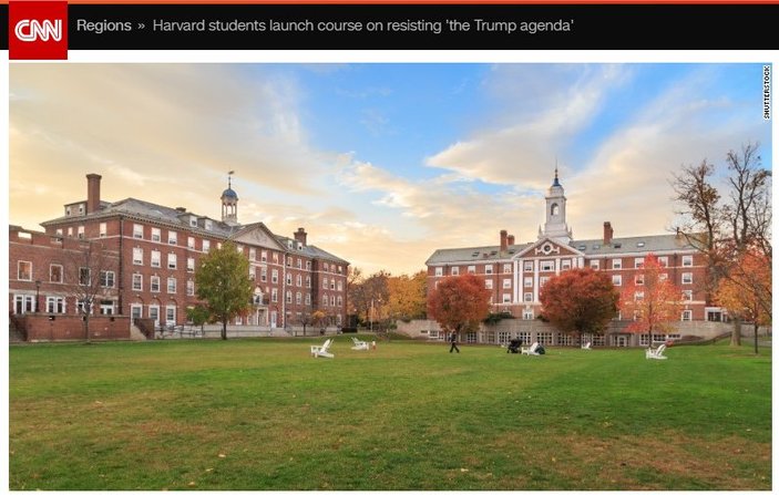 Donald Trump Harvard Üniversitesi'nde ders oldu