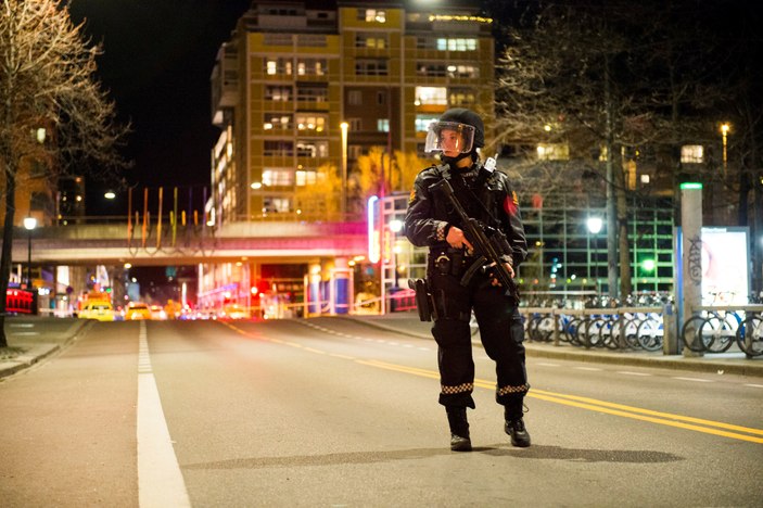 Norveç'in başkenti Oslo'da terör alarmı