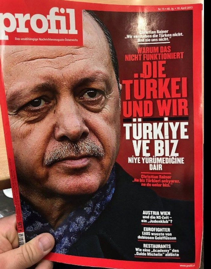 Avusturya dergisi de Cumhurbaşkanı'nı kapağa taşıdı