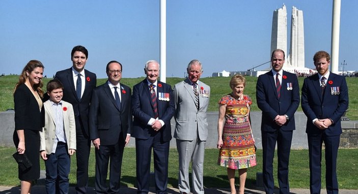 Trudeau savaşın 100'üncü yılında Fransa'yı ziyaret etti