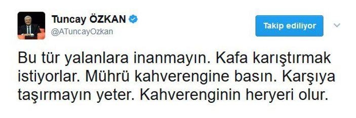 Tuncay Özkan 'hayır' oyu kullanacakları uyardı