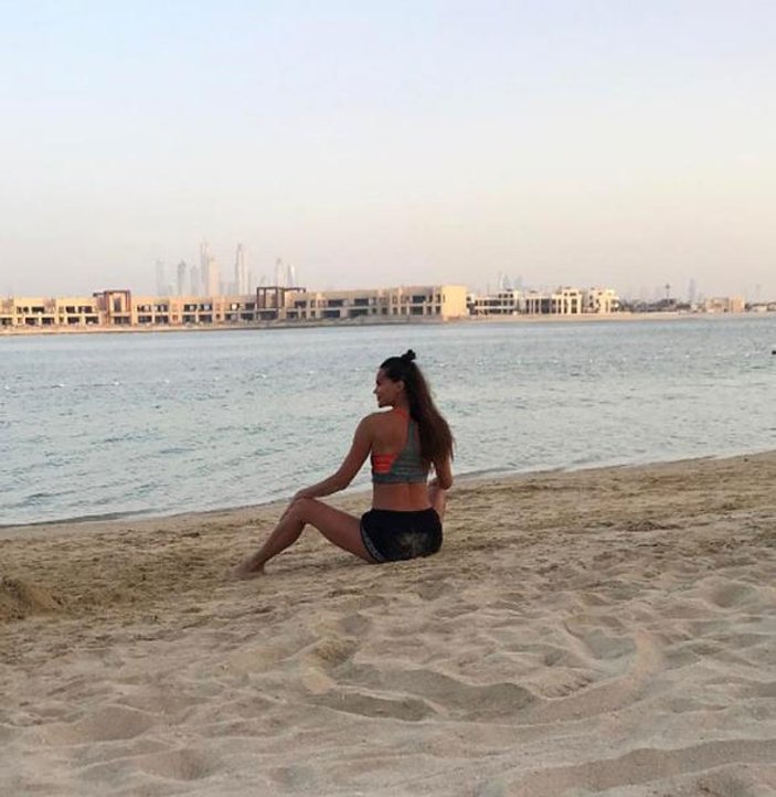 Ebru Şallı, Harun Tan'la Dubai'ye gitti