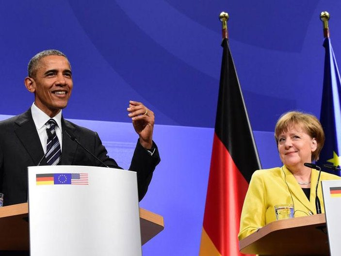Obama Merkel'i ziyaret edecek