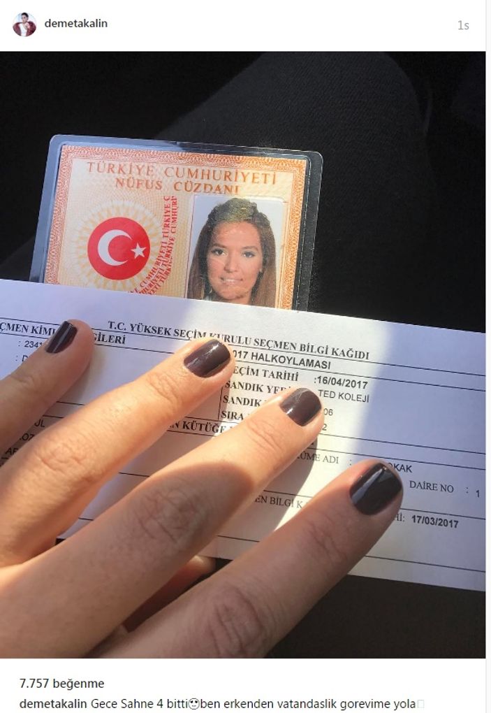 Ünlüler sandık başında