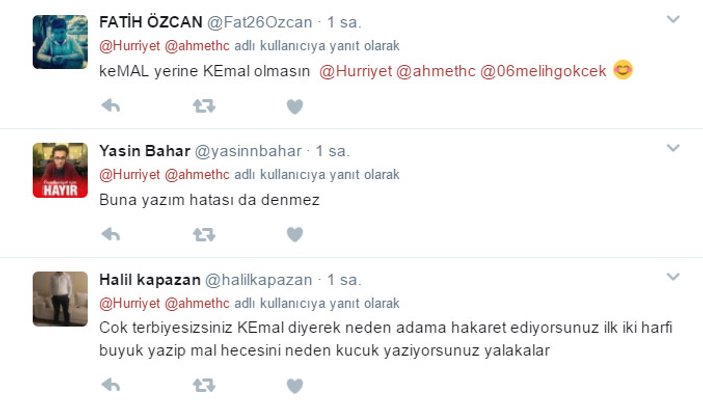 Hürriyet'in tweet'i CHP'lileri kızdırdı