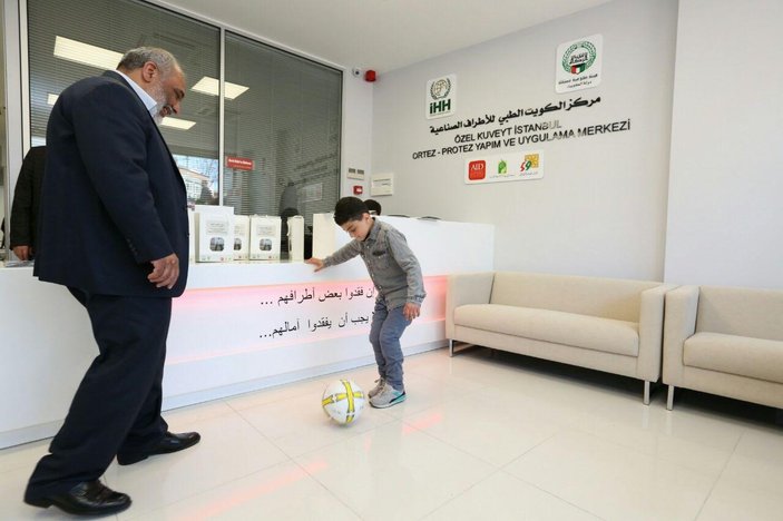 Savaş mağdurları için ortez protez merkezi açıldı