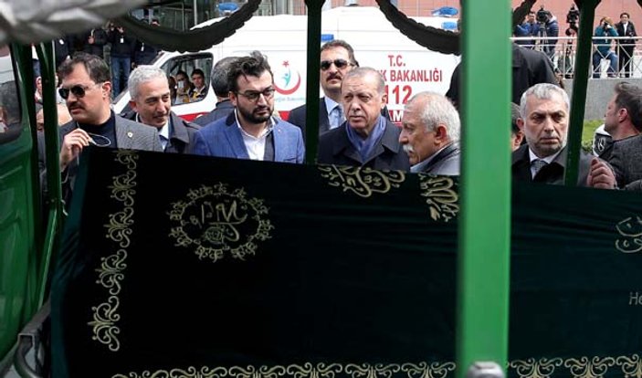 Erdoğan, Abdurrahman Külünk'ün cenazesine katıldı