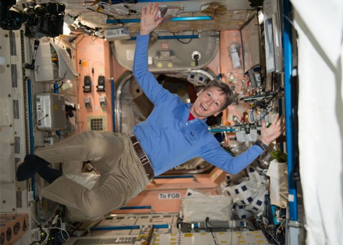ABD'li kadın astronot uzayda 534 gün kaldı