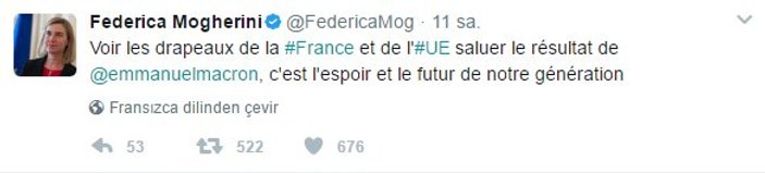 Federica Mogherini'den Macron yorumu