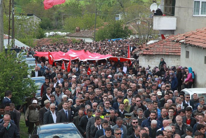 Tekirdağ şehidini uğurladı