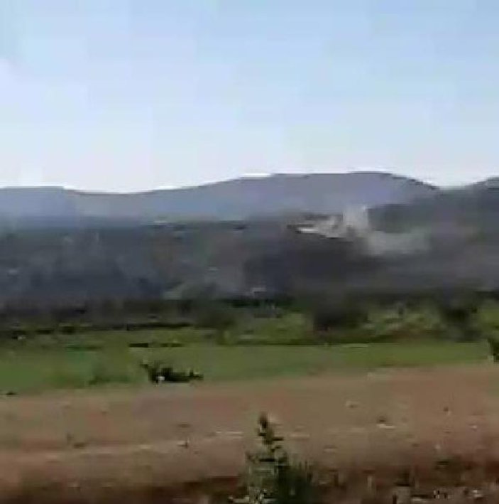 Kilis'te YPG'liler askeri araca havan topu attı